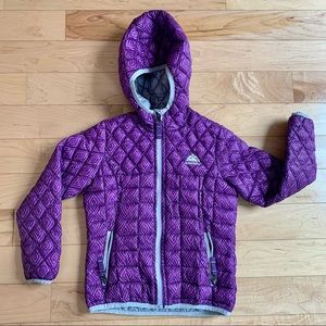 Snozu Girls purple puffer size 5/6 XS